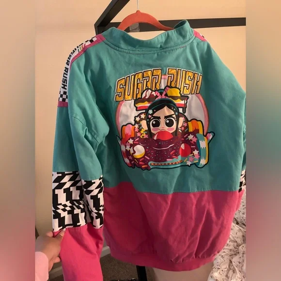 BoxLunch Exclusive Vanellope Von Schweetz Racing Jacket - Picture 2 of 3
